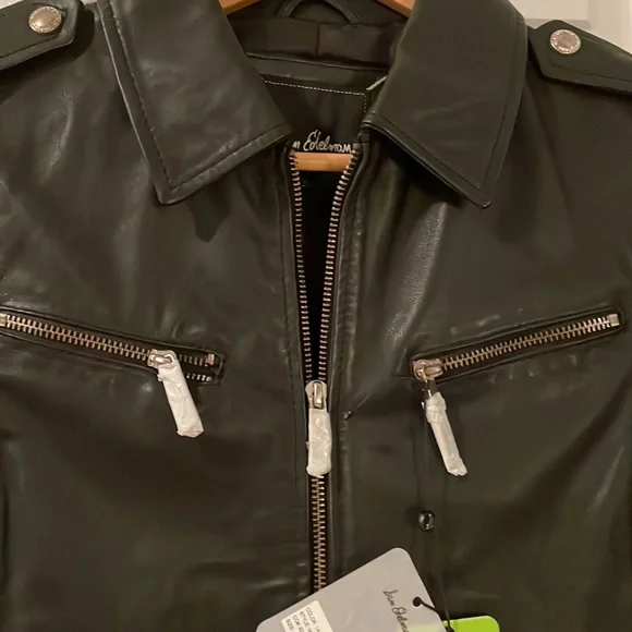 Sam Edelman Leather Moto Jacket Size S NWT